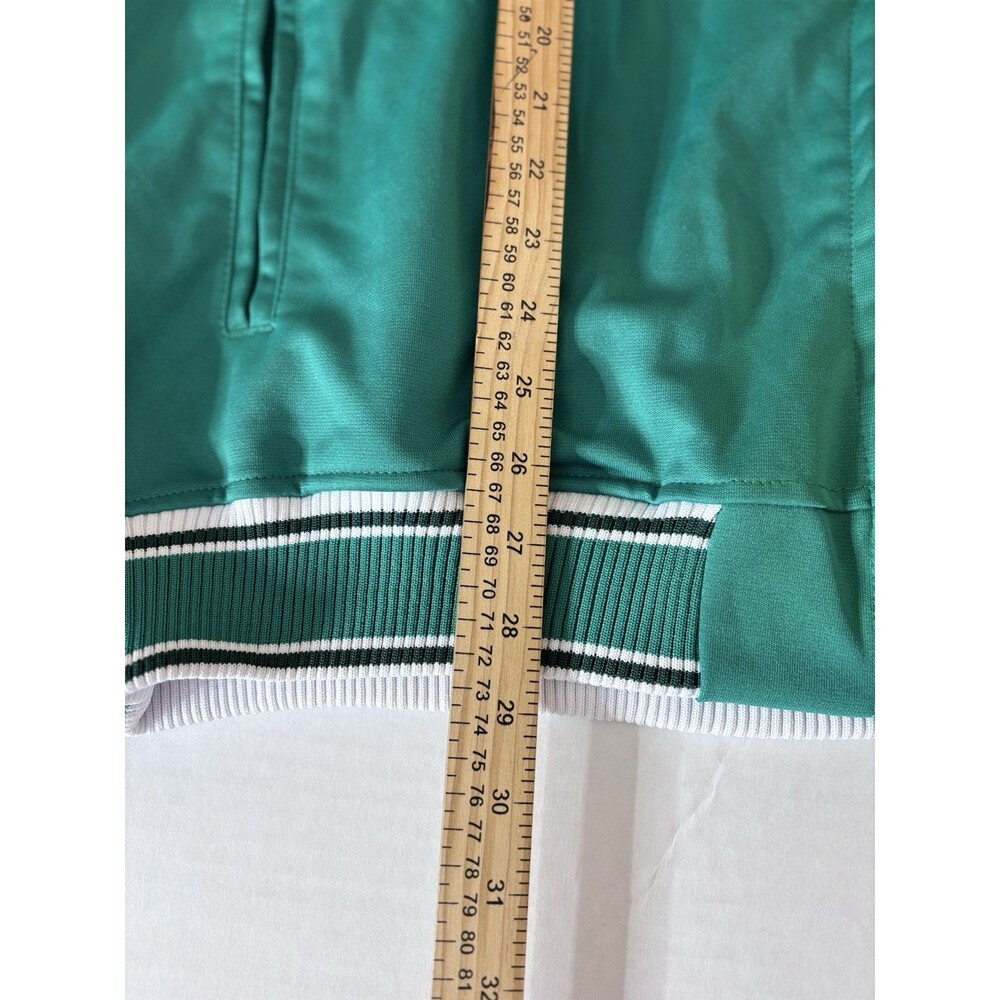 Stitches New York Yankees Green Track Jacket XL Full Zip MLB Jacket Vintage - Picture 7 of 13